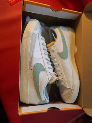 NEW NIB Nike Blazer Low 77 PRM Certified Fresh Sail Green Men Unisex DO9799-100