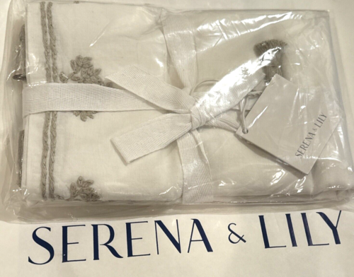 Serena & Lily Brookside Pillow Sham Standard Sham Flax New
