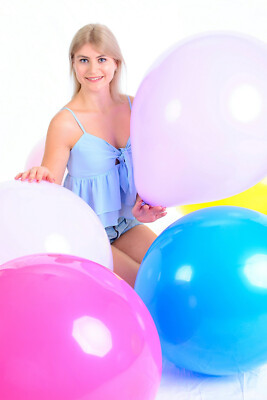 10x 24'' ORANGETEX Balloon** 24'' = 60cm Ø Riesenluftballon * 16 versch.Farben * 