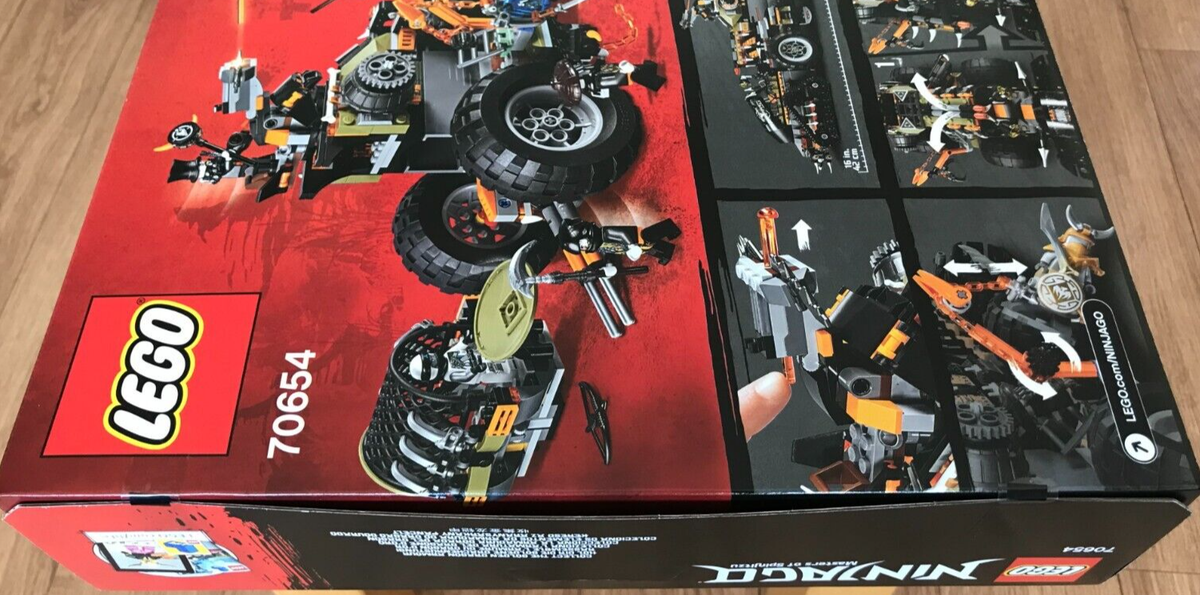 LEGO 70654 Ninjago Dieslenaut 1179 pcs 9-14 Rare Retired
