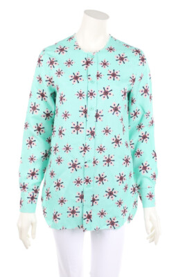 WEILI ZHENG Blouse Print S mint NEW