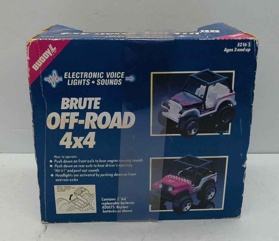 Vintage Nylint Jeep 4x4 "Brute Off-Road 4x4" c.1992 - New Old Stock! - Image 2 of 4