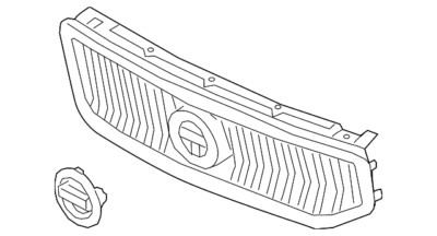 Genuine Volvo XC40 2018-2022 Front Upper Bumper Hood Grille (Send Vin ...
