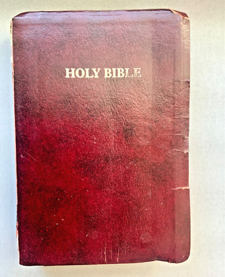 1982 GIANT PRINT HOLMAN HOLY BIBLE KING JAMES RED LETTER VERSION ...