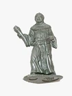 Marx 1950's ROBIN HOOD Play Set FRIAR TUCK Grey Plastic Figure 2" Vintage
