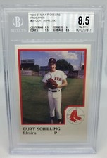 1986 Elmira Pioneers Pro Cards Curt Schilling BGS 8.5 NM-MT+ Boston Red Sox