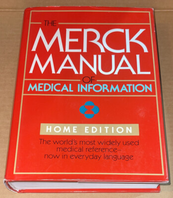 The Merck Manual of Medical Information: Home Edition (1997, HARDCOVER ...