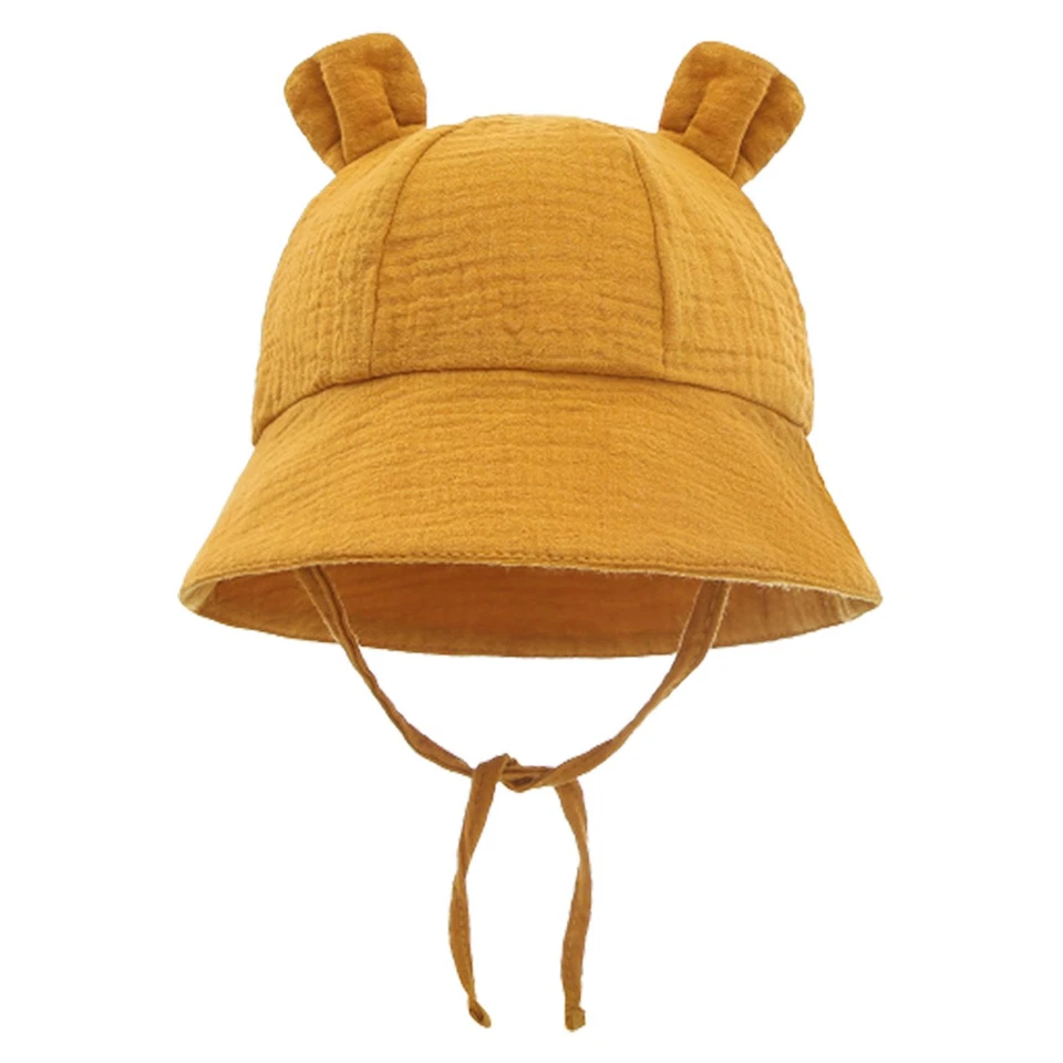 Sombrero para el sol de verano sombrero de playa gorra de cubo niña niño recién nacido niños niño pequeño 3-12 meses Foto 2 de 4