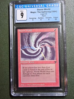 Storm World Legends CGC 9 MTG Magic the Gathering