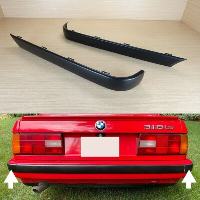 #ad #ad Rear Bumper Trim Molding Left Right Plastic For BMW 1988 1992 E30 EURO $113.07