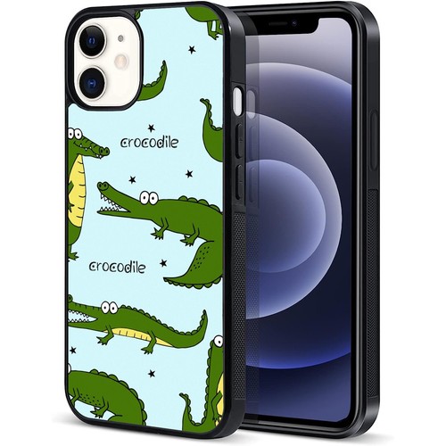 Aesthetic Cover For Samsung A15 A16 S23 S24 S25 Ultra FE Green Crocodile Pattern - 第 8/25 張圖片