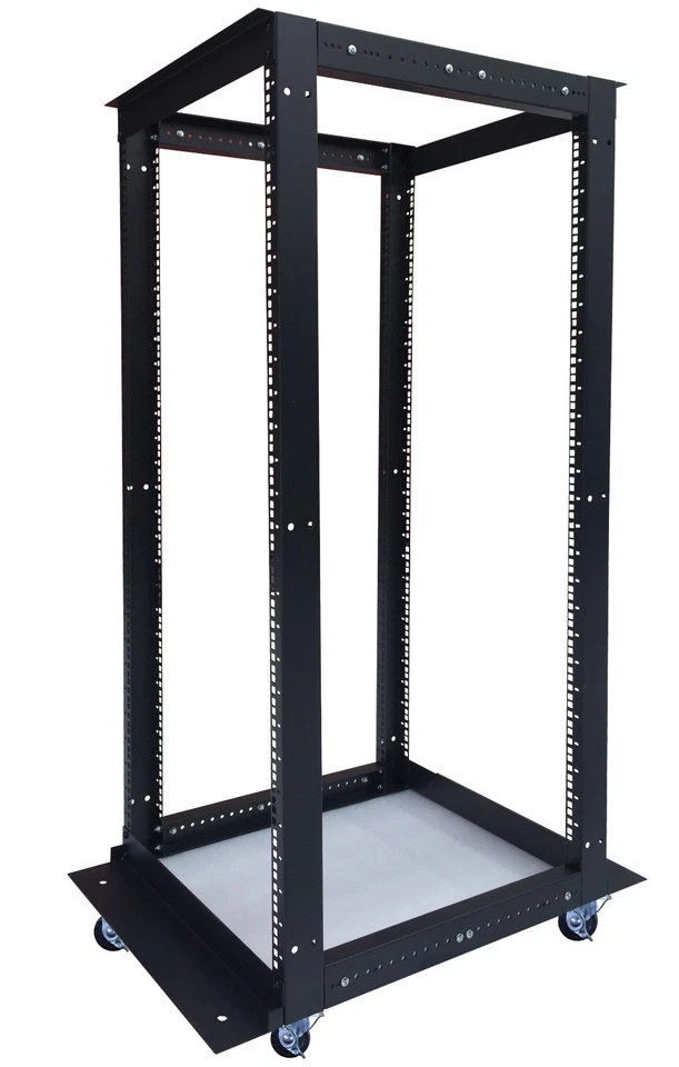 Sysracks 32U 4 Post Open Frame 19" Network Server Rack Adjustable Depth 24"-36" - Image 2 of 4
