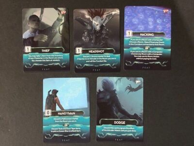 Awaken Realms - NEMESIS - FEAT Card / FEAT Cards - Promo - 5 Karten