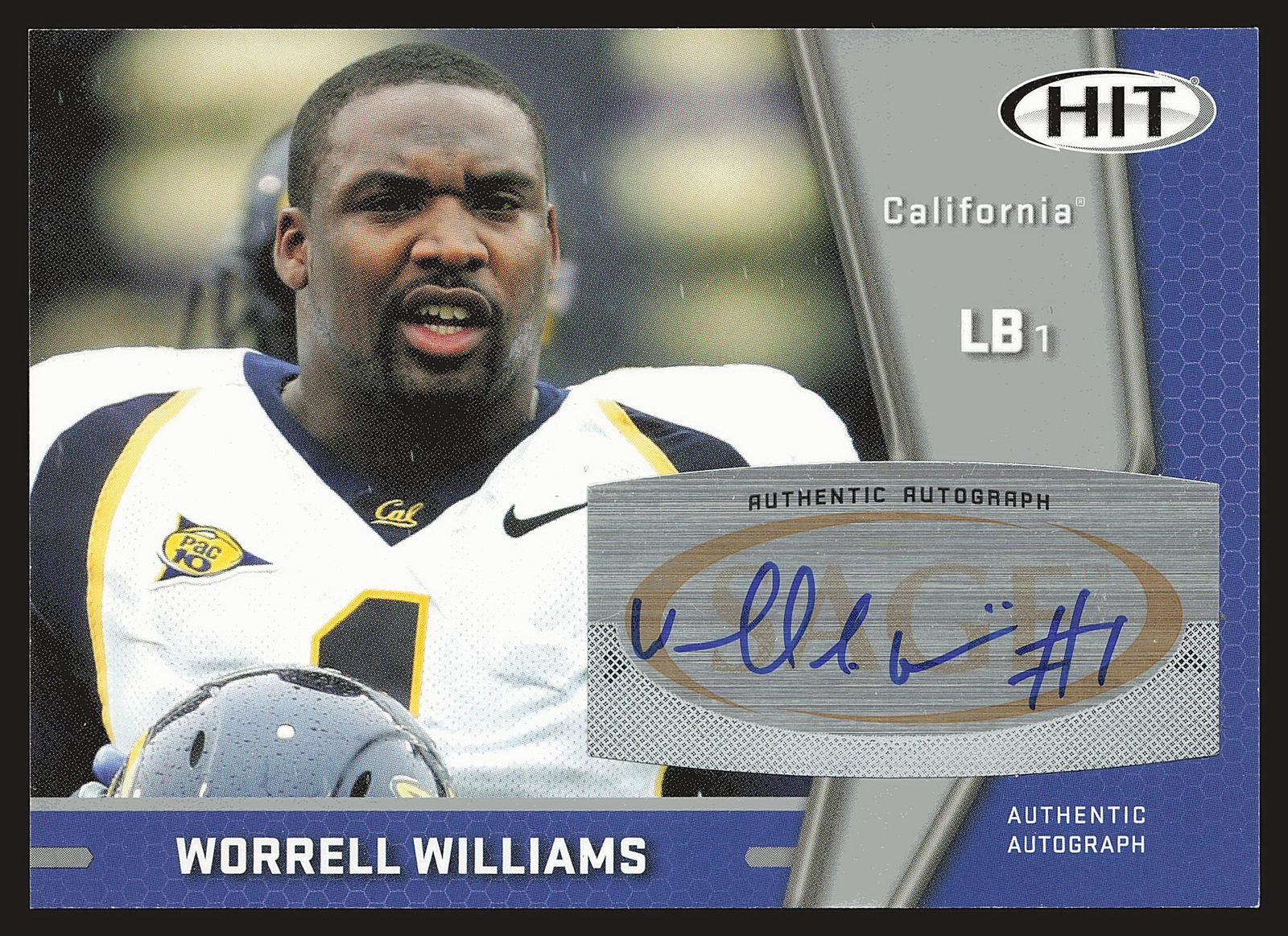 2009 SAGE HIT #A28 Worrell Williams Autographs Silver AU
