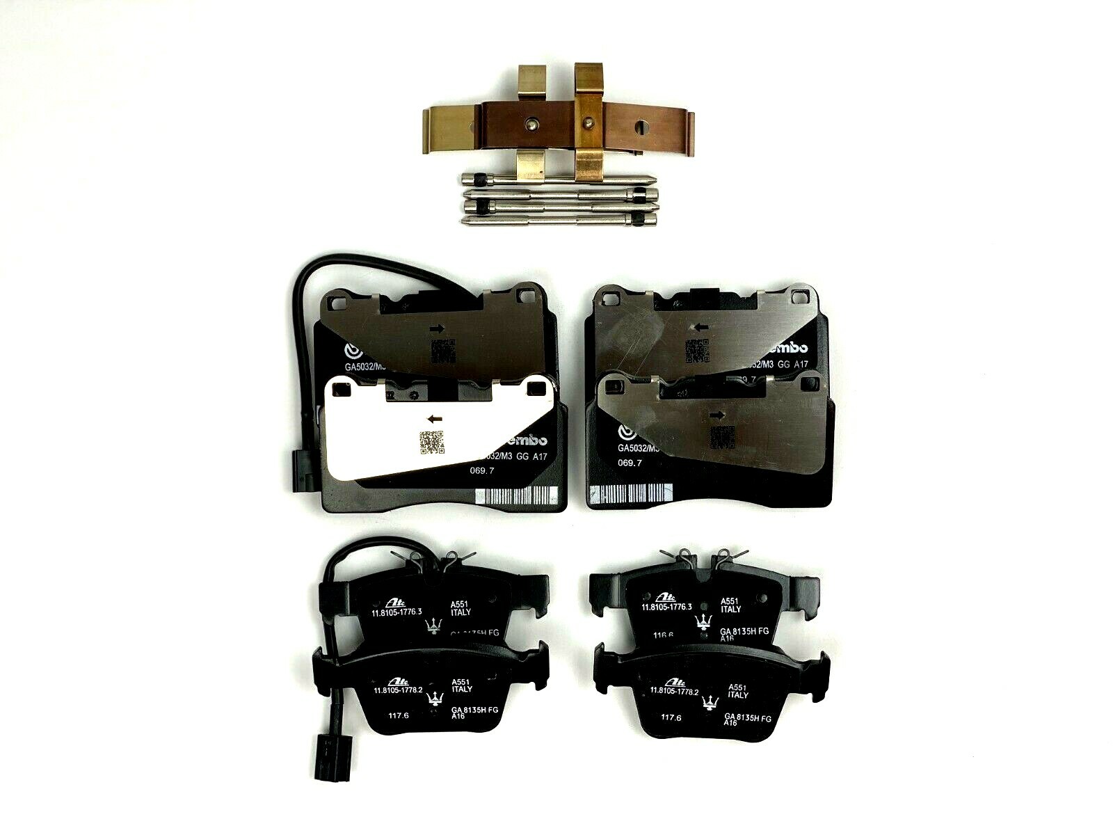 🚚Maserati Ghibli & Quattroporte Base Model Front & Rear Brake Pads