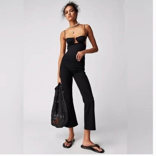 NWT Free People X We The Free In My Feelings mid Rise Crop Boot Black Large