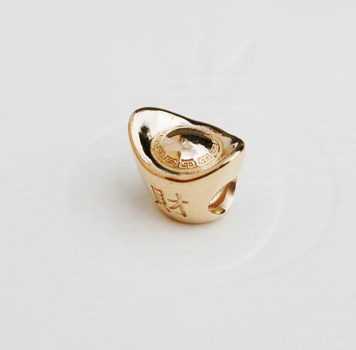 Gen. Pandora 14ct. Gold Charm "Ingot" (Chinese Wealth and Prosperity) - 750823 - Picture 4 of 5