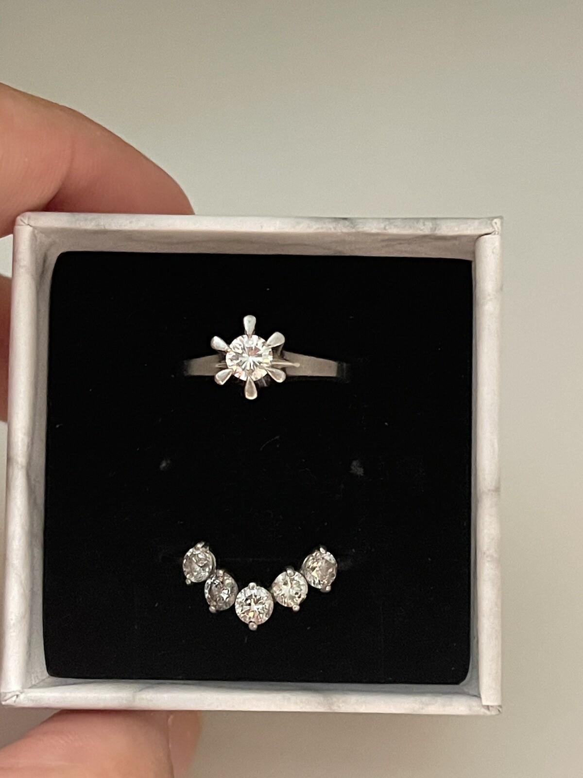 engagement ring set - image 2