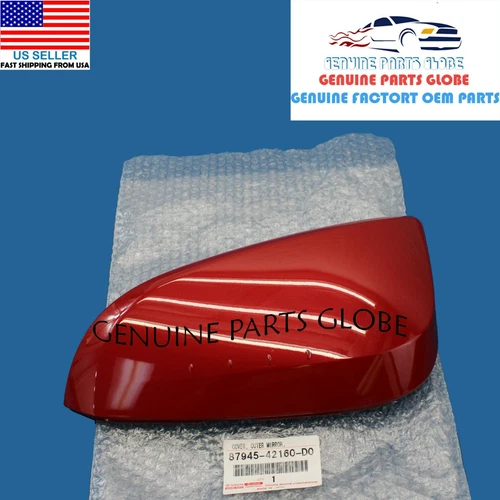 GENUINE OEM TOYOTA 4RUNNER RAV4 LEFT OUTER RED MIRROR COVER 87945-42160-D0