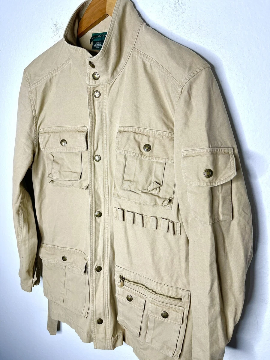 Ralph Lauren Small Beige Military Hunting Jacket Utility RRL Shooting Polo Coat