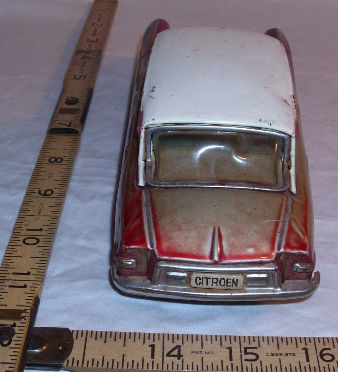 BANDAI CITROEN DS 19 CAR TIN FRICTION TOY JAPAN | eBay