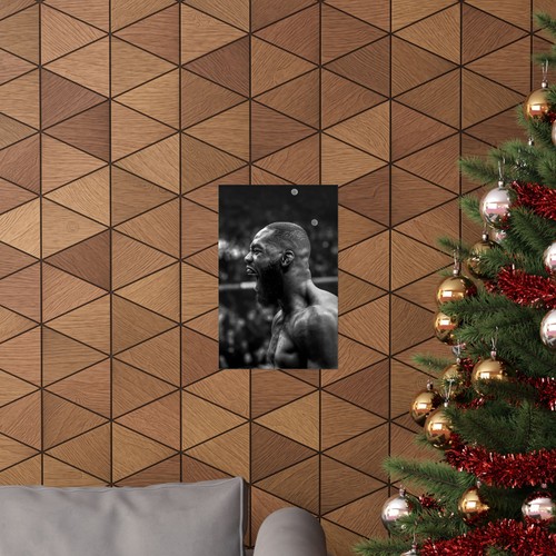 Jon Jones UFC Poster Greyscale, MMA Wall Art, Matte Vertical Print - Picture 35 of 61