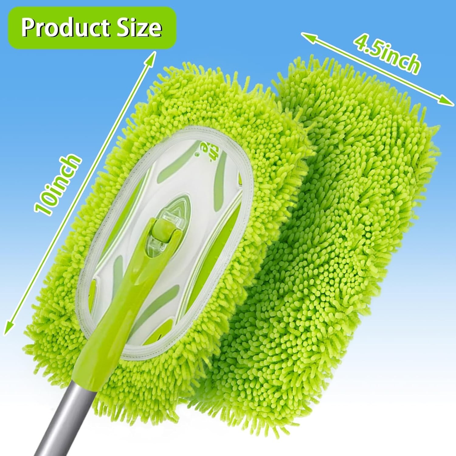 Reusable Dry Sweeping Cloths Microfiber Wet Mop Pads for Floor Cleaning (4PCS)