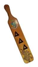 Indiana University Sorority PLEDGE WOODEN PADDLE Vintage Delta Delta Delta