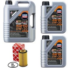 Motor&ouml;l Set 4210 0W-30 LIQUI MOLY 7 Liter + &Ouml;lfilter f&uuml;r Infiniti Mercedes CLA