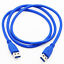 miniatura 1  - Medidor de 2m USB 3.0 tipo A macho a macho Cable Super Velocidad de plomo de carga de datos de 5 Gbps