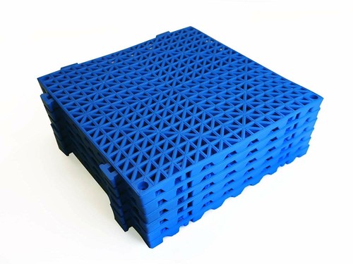 VinTile Modular Interlocking Cushion Floor Tile Mat Drain Deck Pool Shower Bath - Bild 8 von 35