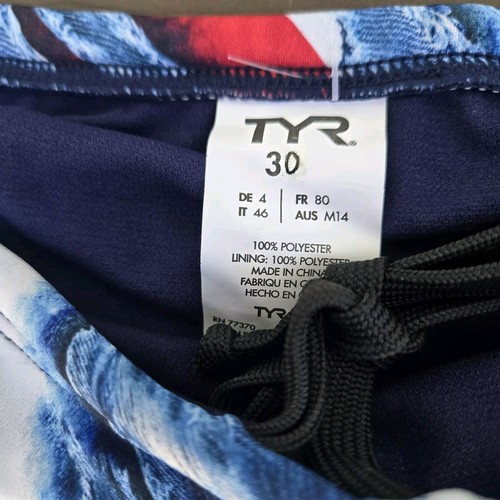 TYR Team France Swim Racer Briefs SZ 30 NWOT - Picture 3 of 3