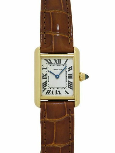 Cartier Watch Tank Louis Cartier 18K Yellow Gold Roman index LM