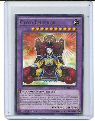 Goyo Emperor Yu Gi Oh Bosh En044 Ebay