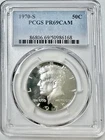 Kennedy Half Dollar 1970 S Proof PCGS PR 69 Cameo 40% Silver 50c Coin