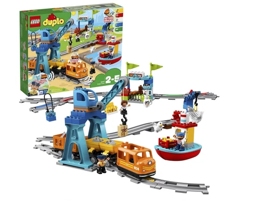 Lego Duplo - Set 10875 Güterzug  Set mit Push & Go -Lok - gebraucht
