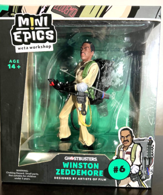 WETA Workshop Mini Epics Ghostbusters - Winston Zeddemore  Action Figure **NEW**