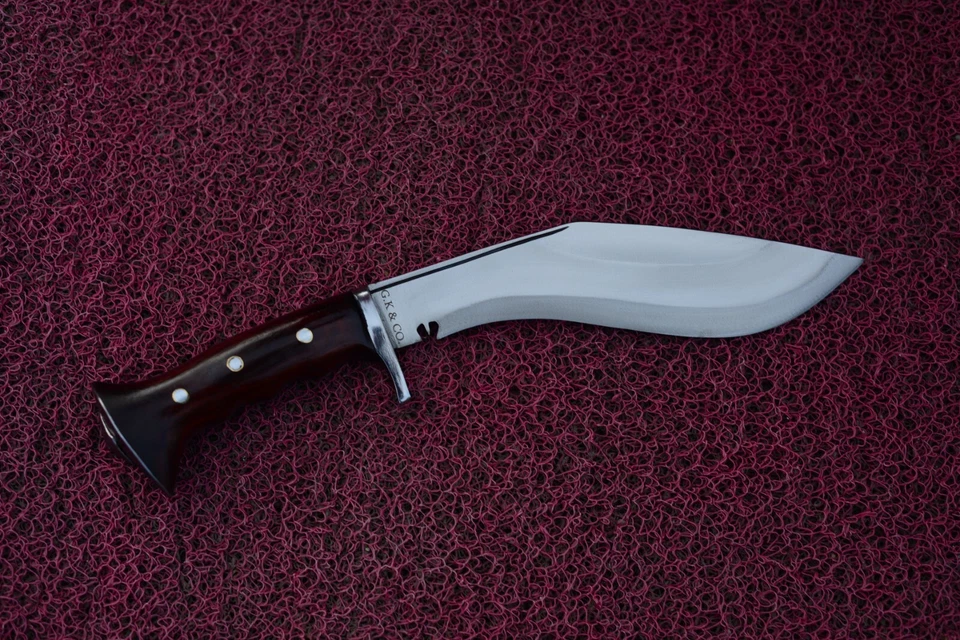 8 inches Handmade Gurkha Iraqi Kukri- Forged Knives- Hunting Bowie Knives- Carry - Imagem 2 de 4