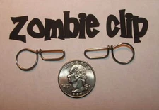 12 STAINLESS ZOMBIE CLIPS 125LB BUG OUT SURVIVAL BAG BACKPACK PREPPER EMERGENCY
