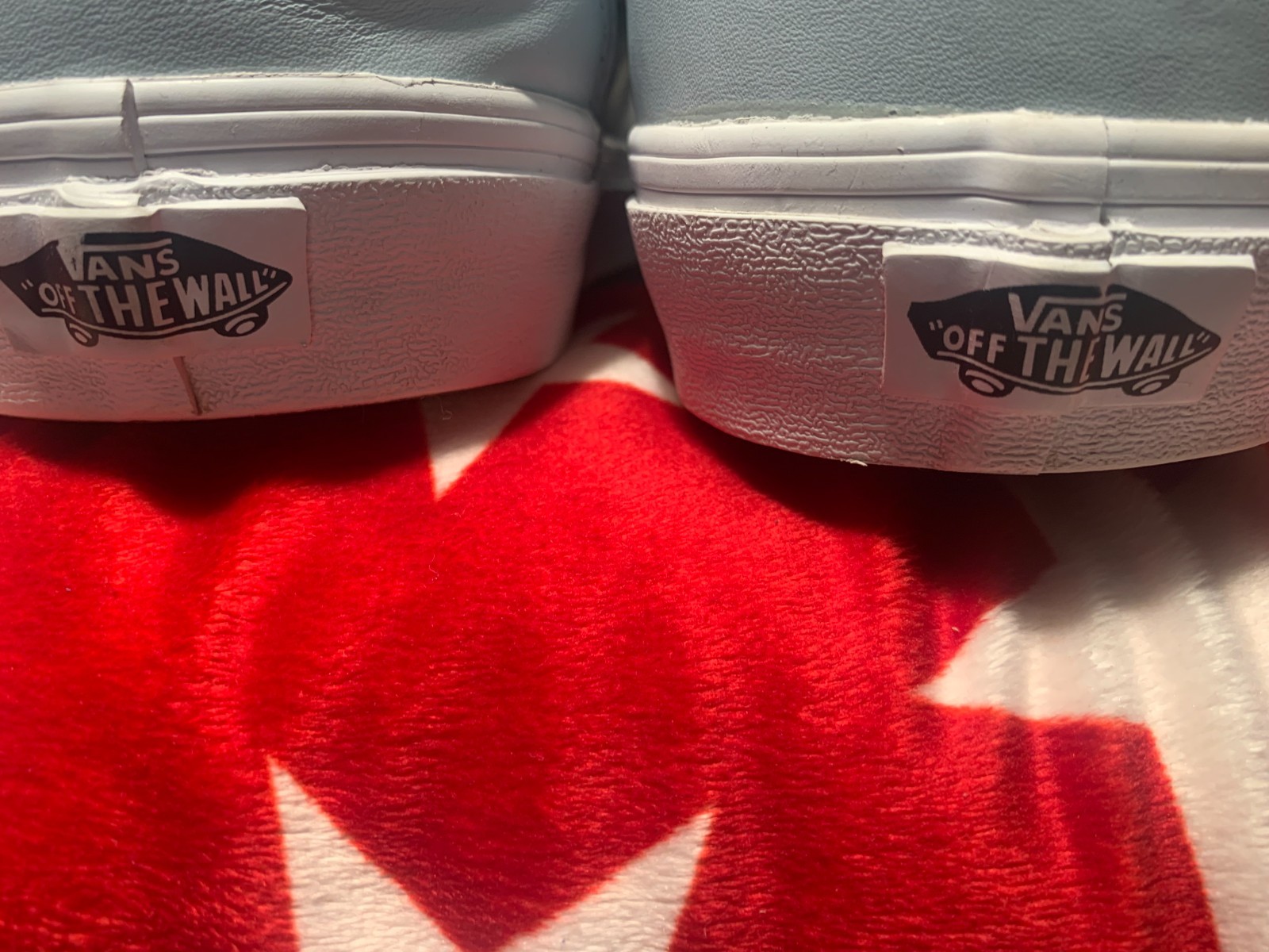 Men's Size 11.5 VANS Old Skool Shoes Soft Sky Blue w/ White Trim All Leather thumbnail 8