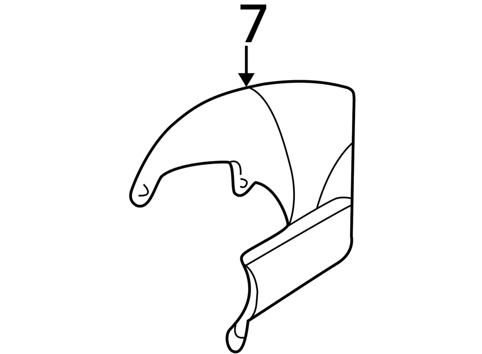 Protector térmico del ventilador de refrigeración para CHEVY MALIBU PONTIAC GRAND AM 22647113 OEM NOS Foto 4 de 4