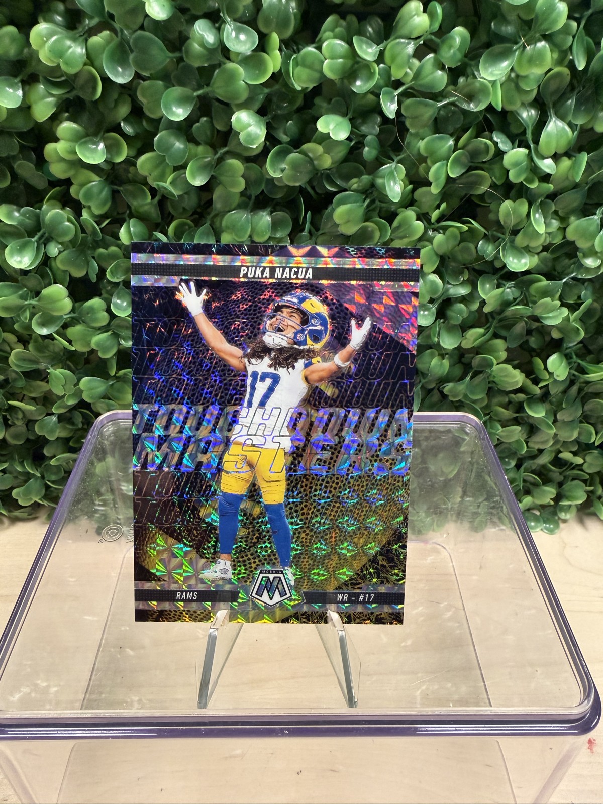 2025 Panini Mosaic - Touchdown Masters Puka Nacua #12 Mosaic Prizm