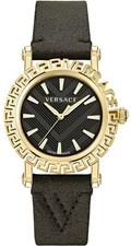 Image of Versace VE6D00223 Greca Glam Gent Watch black gold Men's Watch NEW