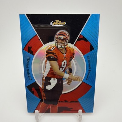 2005 Topps Finest Blue Refractor #/299 Carson Palmer #63