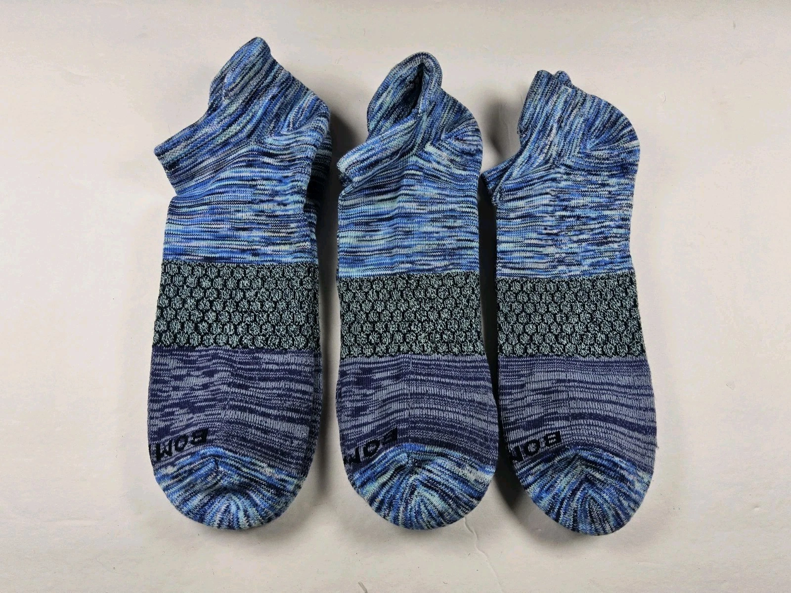 Bombas Original Ankle Socks Lot Of 3 Pairs Size XL