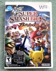 SUPER SMASH BROS. BRAWL FOR WII WITH ORIGINAL CASE AND MANUAL