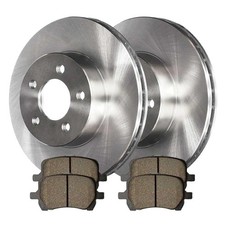Front Ceramic Brake Pad Rotor Kit Chevy Malibu 04-12 Pontiac G5 G6 Saturn Aura