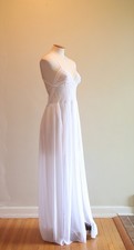 Beautiful White Vintage Fredericks Of Hollywood Nightgown. Immaculate Medium