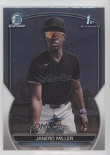 2023 Bowman Chrome Prospects Janero Miller #BCP-184 6u5