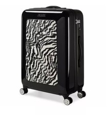 New Ted Baker Take Flight Zebra Medium suitcase  Black White 4 Wheel Spinner
